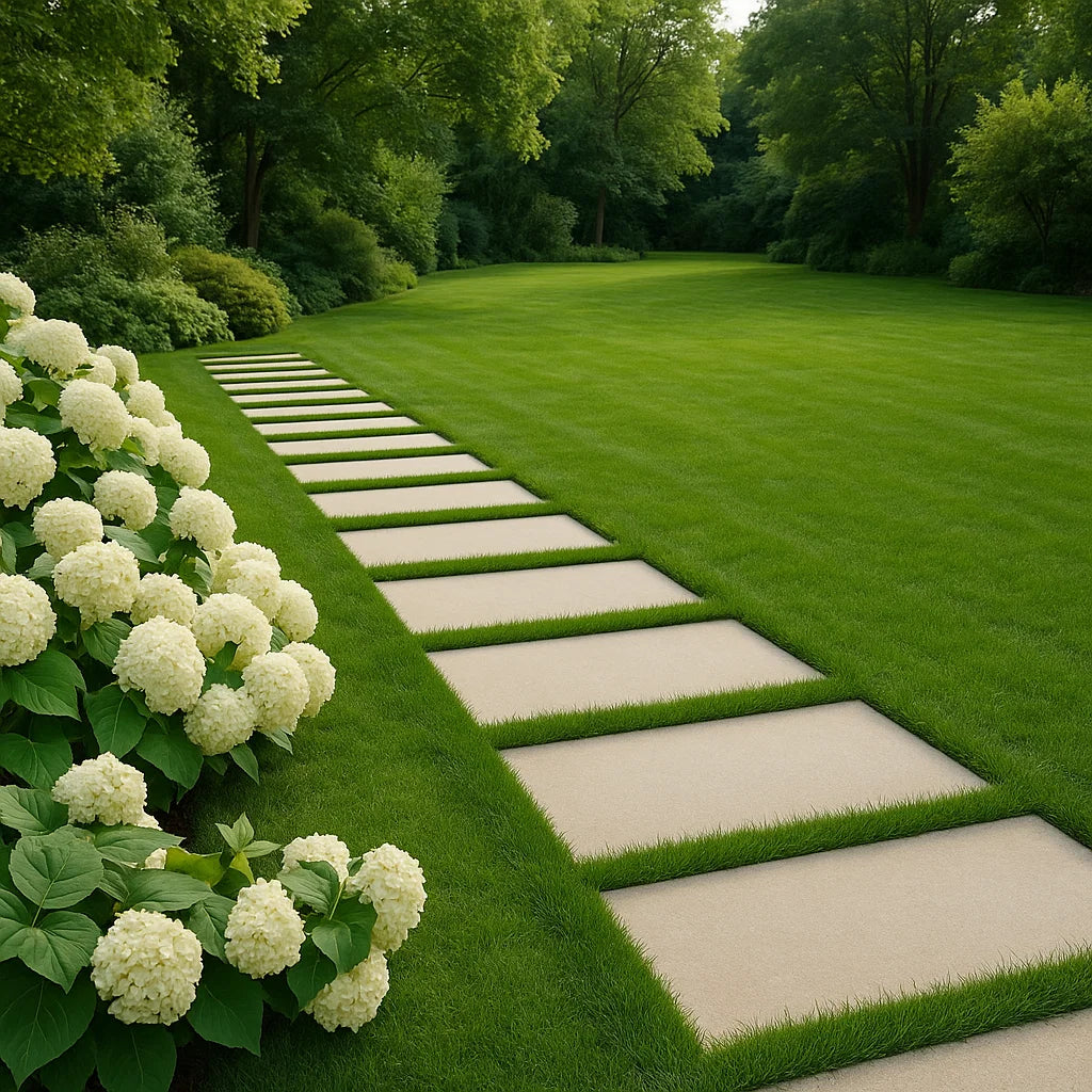 Camminamenti per giardino in pietra ricostruita