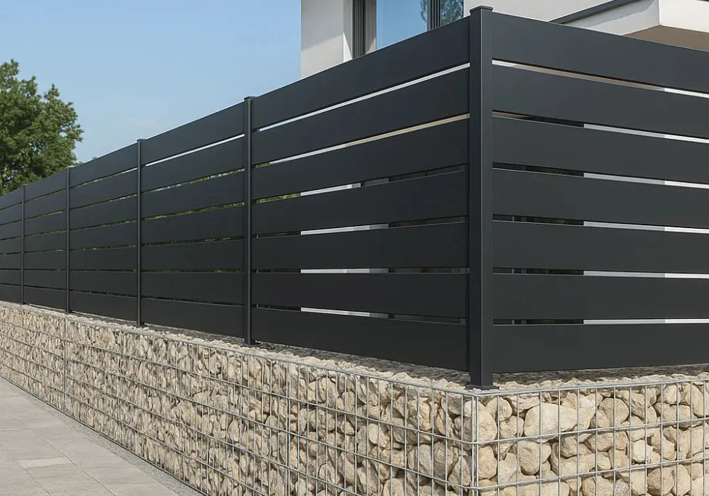 Recinzioni con doghe in alluminio-Altezza 1.50 Metri