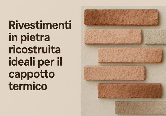 Rivestimenti in pietra ricostruita ideali per il cappotto termico