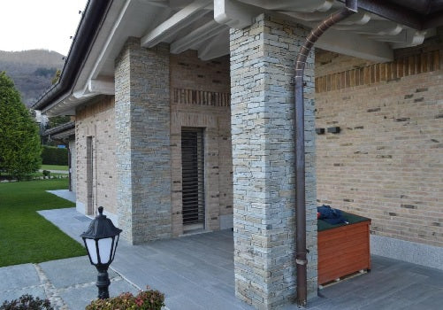 come rivestire un pilastro in pietra