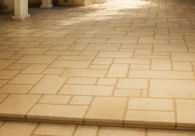 pavimento in pietra ricostruita