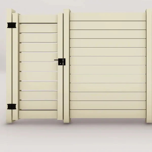 Cancello in pvc con distanziatori 1 cm