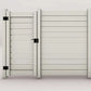 Cancello in pvc con distanziatori 1 cm