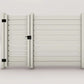 Cancello in pvc con distanziatori 4 cm