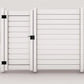 Cancello in pvc con distanziatori 1 cm