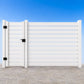 Cancello in pvc con distanziatori 4 cm
