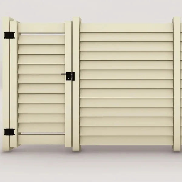 Cancello in pvc senza distanziatori