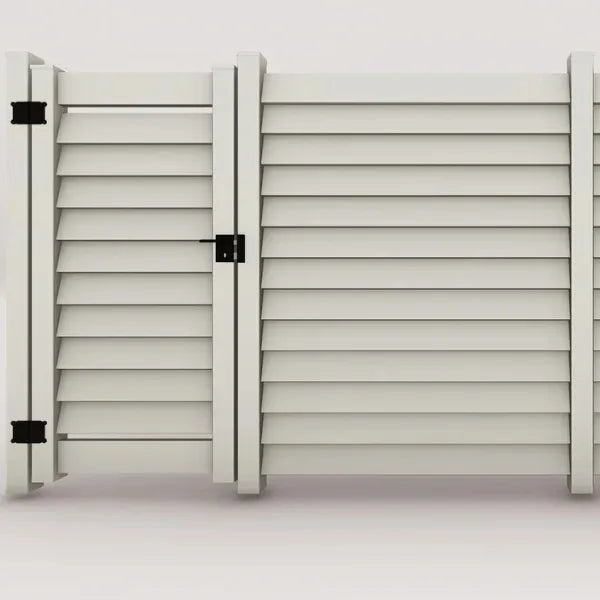 Cancello in pvc senza distanziatori