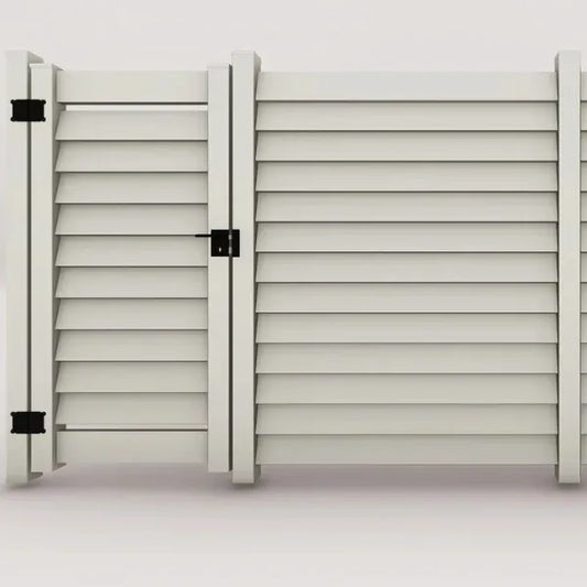 Cancello in pvc senza distanziatori