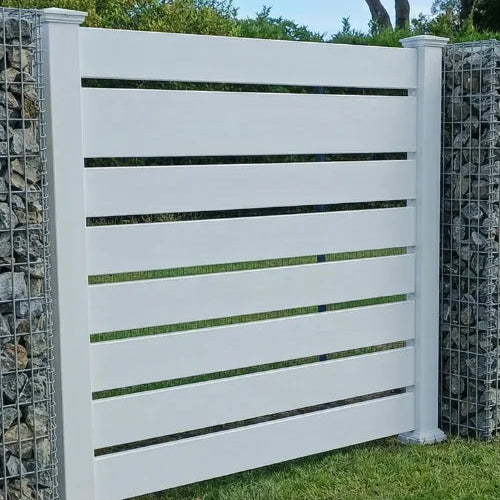 Recinzioni con doghe in alluminio-Altezza 2 Metri
