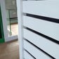 Recinzioni doghe in PVC con distanziatori da 1 cm