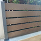 Recinzioni con doghe in alluminio | Misura 15x180 cm