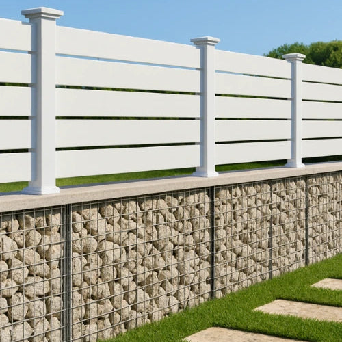 Recinzioni con doghe in Pvc-Modello Firenze