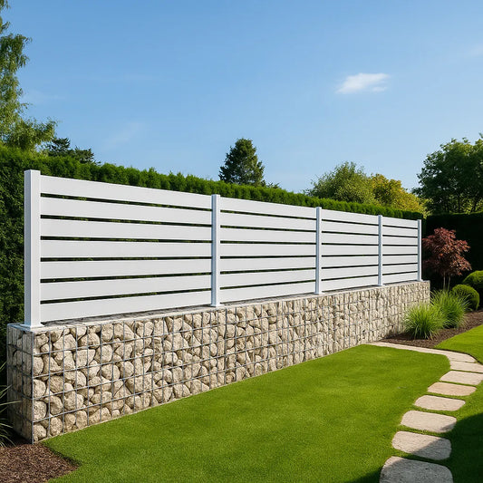 Recinzioni con doghe in alluminio | Misura 15x180 cm