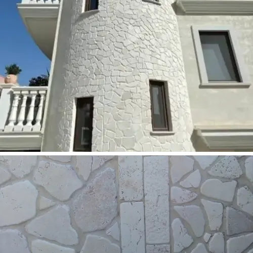 Rivestimento in pietra di Apricena palladiana