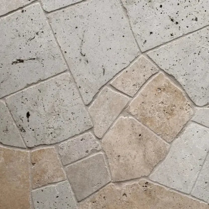 Rivestimento in travertino Palladiana